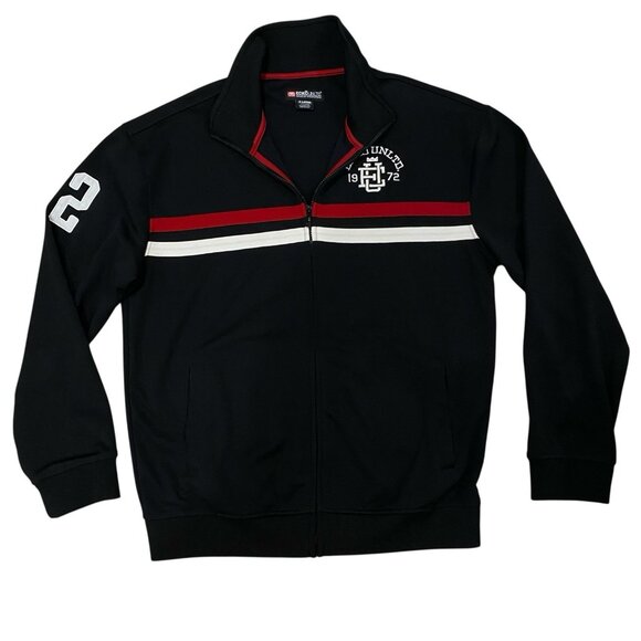 ECKO UNLIMITED Men's Embroidered Black Urban Hip Hop Full Zip Track Jacket XL - Picture 2 of 8